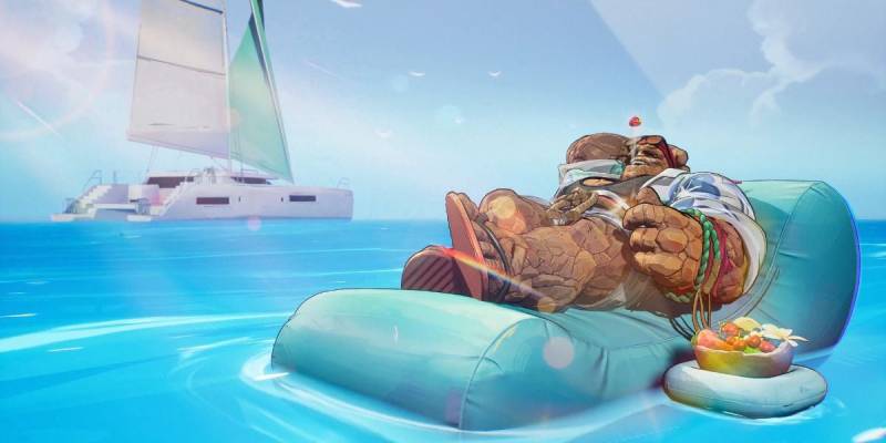 Marvel Rivals summer event interface showing battle pass progression and skin unlocks